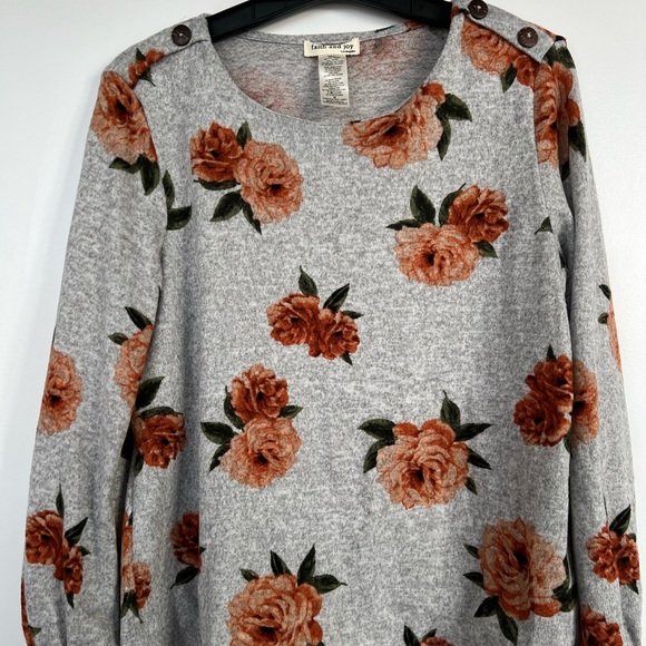 Faith and Joy Sweaters - [SOLD] [Free add on with purchase] Flower print sweater